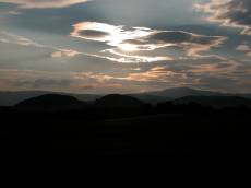 nature landscapes sky skies hill hills silhouette sunset sunrise dusk dawn
