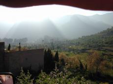 oriental eastern asian indonesian hill hillside mountain mountains sunshine fog