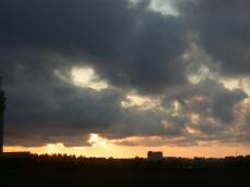 dusk dawn clouds orange sunset sunup morning evening