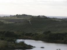moor moors bog dune dunes flowing hills water rivulet brook