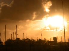 nature landscapes masts boats sailboats marina yachts sunset sunrise dusk dawn clouds silhouette