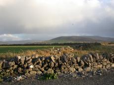 nature landscapes eire ireland stonefence stonefences stone stones fence fences meadows meadow hills