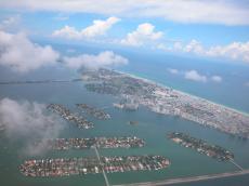 jacco aerial view town city coastal coast islands