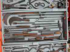 tools hammer srewdriver old carpenter