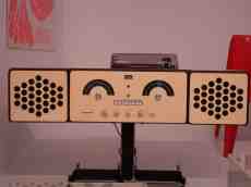 design seventies stereo knobs speakers record player turntable