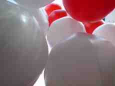 objecst balloon balloons white red airballoon