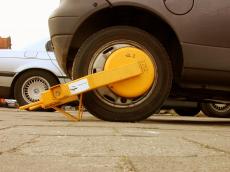 wheel clamp car lock parking
