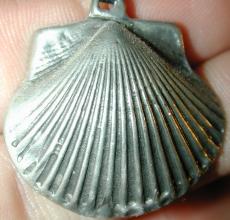 shell metal skin texture hanger necklage flesh sea beach