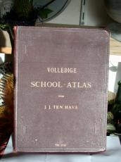 book cover atlas leather texture typo typography ornaments red brown