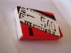 matchbox firestarter objects red cardboard matches packshot