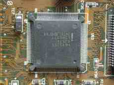 objects circuits chip computer printboard processor plastic numbes 0 digital silicon