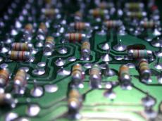 objects circuits tin solder macro