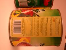 soup can of canned tomato tomatosoup rounded label tin