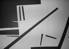 themabina cubic cubist painting work of art artwork black and white line lines shape shapes square sqaures modern