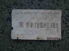 parking ticket de bijenkorf square piece of paper barcode