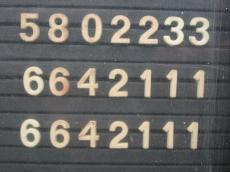 typography sanserif plastic numbers scripts