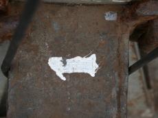 textures metals painted stain blob rust rusted stained