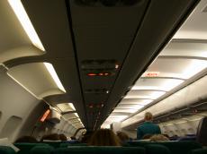 airplane interior passenger plane