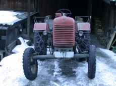 vehicles land tractor front snowtire winter antique oldtimer
