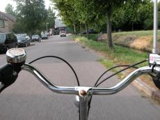 vehicles land bycicle steer cicle riding road traffic