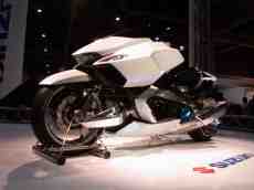 motor cycle futuristic bike show