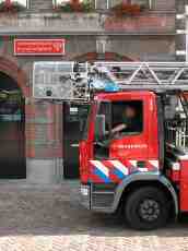 firetruck truck red fireman ladder