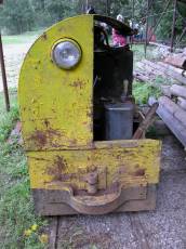 tain old yellow metal rust children park
