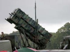 Patriots in the rain (mmh sound like a song title) patriot surface to air missle SAM military soldier