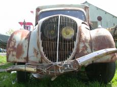 vehicles cars land grill headlight grid metal citroen oldtimer rusted front