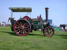 vehicles land steamengine loc tractor agriculture agricultural pouss  nouk typo typography oldtimer metal wheel exhaust side
