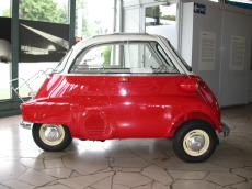 vehicles land bmw oldtimer red chrome side car show wheel dinkytoy