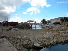 jacco port harbor harbour truck crane dig digging construction site rubble