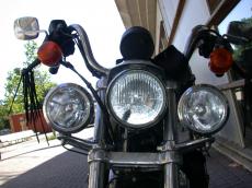 vehicles land motor motorbike hd harley davidson light lights lamps front