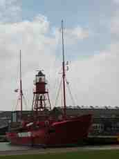 vehicles water lichtschip texel den helder lighthouse floating