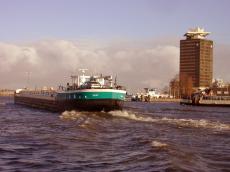 boat ship marine railing transport freight