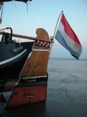 vehicles water ruther flag dutch boat sailboat