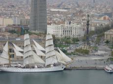 spanish latin ship tallship tall white boulevard sail sails sailing buildings architecture spanish latin ship tallship tall white boulevard sail sails sailing buildings architecture