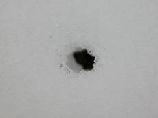 elements hole snow winter texture white