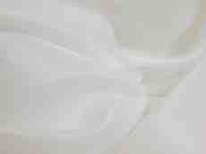 fabrics nylon white curled folded