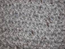 wool fabric cloth grey stitches