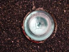 eye catseye reflector reflection asphalt road