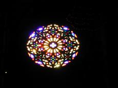 light bright window church decorated decoration colours colors