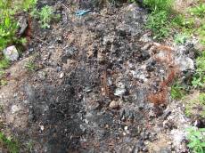 tabus grounds ashes texture rubble fire remains