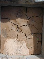 cracked ground dried soil sand