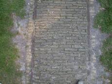 grounds pavement road texture brickroad bricks pattern yellow old