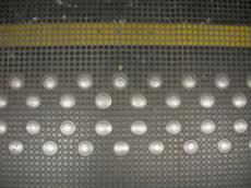 rubber floor anti slip metal spheres black