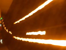 streaks of light orange speed