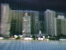 televison screen pixelated closeup abstract light effect