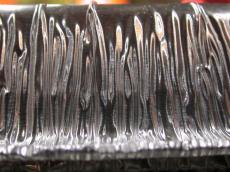 metal steel lead iron melted
