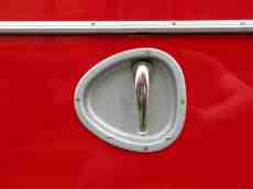 metals texture handle chrome firetruck doorhandle doorknob red
